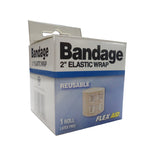 BANDAGE ELASTIC 2IN X 5FT UNSTRETCHED