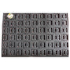 MAT ENTRANCE 24 X 36IN BLACK RUBBER