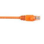 PATCH CORD CAT5E ORG 4FT SNAGLESS BOOT
